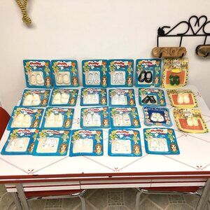 Lot of 23 Vintage 1960's-1970's Plastic Doll Shoes - 2"-3" Long